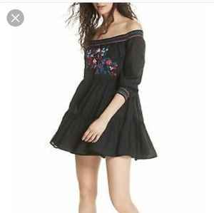 NWT Free People Black Boho Dress